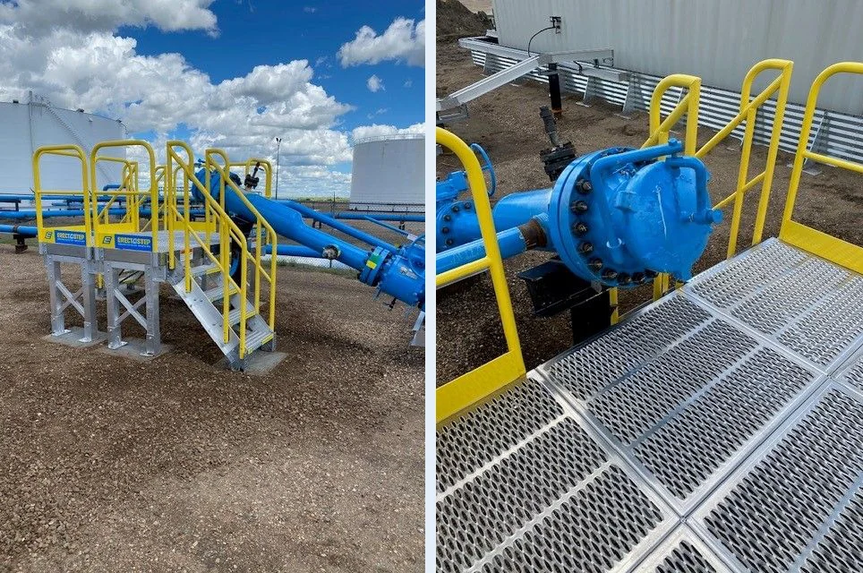 ErectaStep pigging platform install
