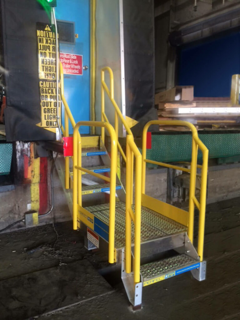 Metal Stairs at Loading Dock