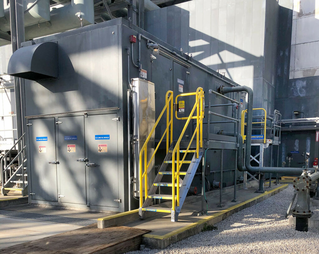 ErectaStep Stair Installation - Container Power Plant System