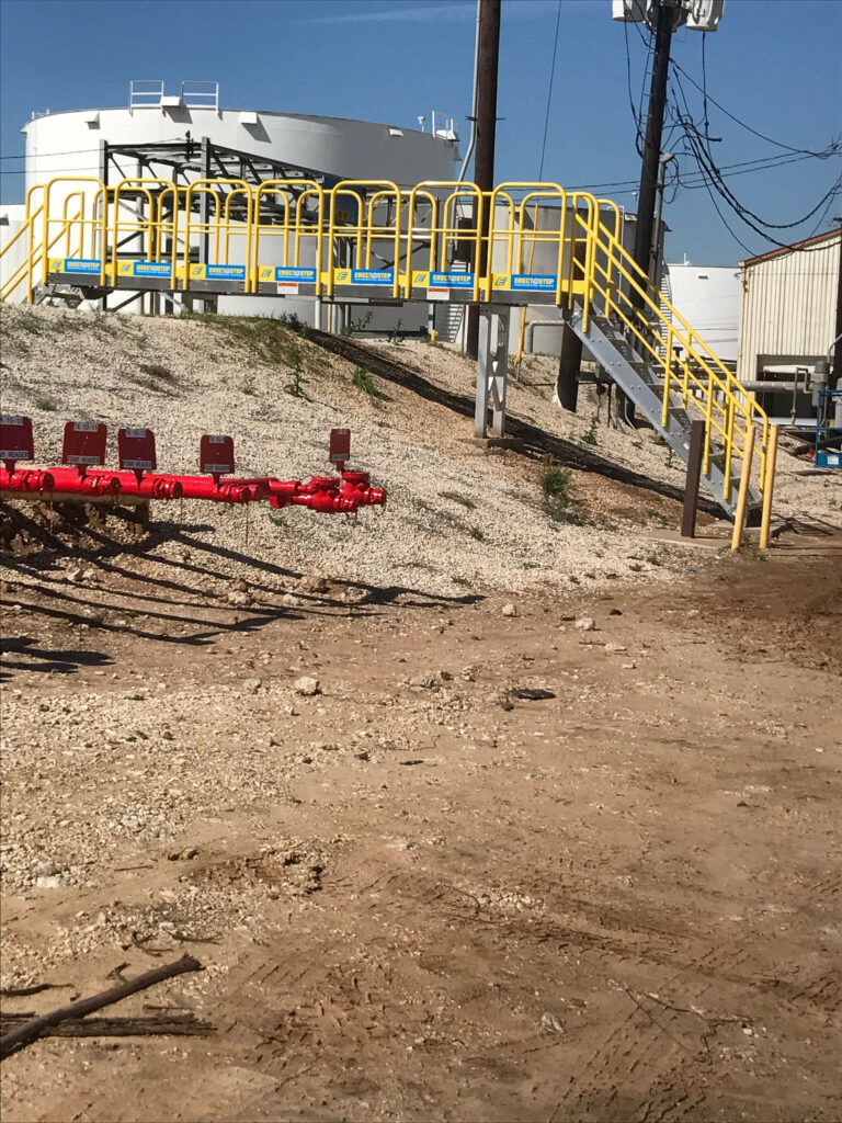 ErectaStep 7 Step Earth Berm Crossover stairs
