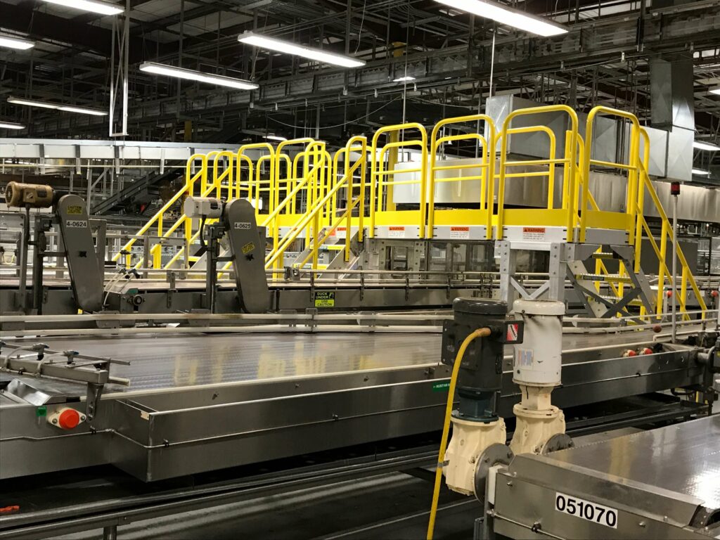 Erectastep crossover and access platform manufacturing plant