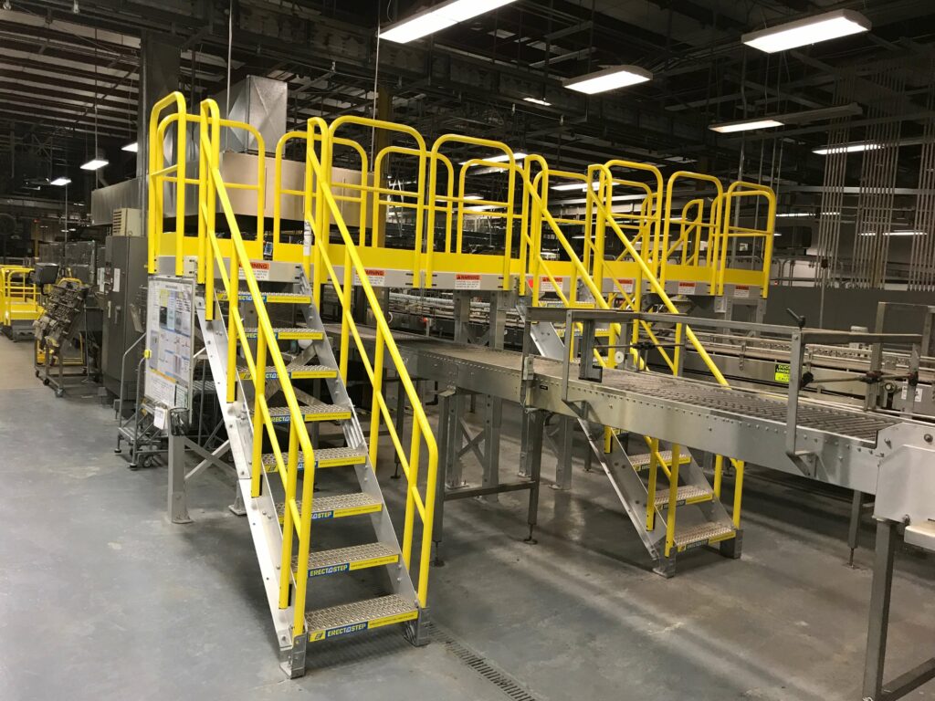 Erectastep dual stairs crossover manufacturing plant