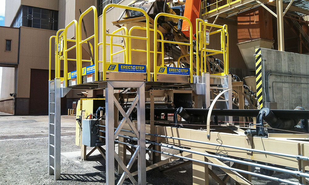 Escalante Generating Station Erectastep access platform