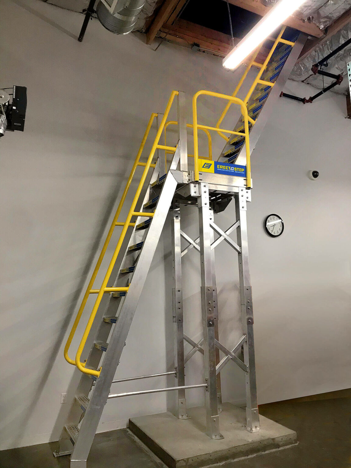 Ships Ladder Installation to Access Upper Floor ErectaStep