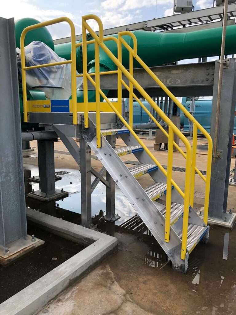 Metal Stair Work Platform