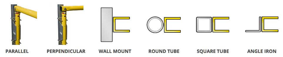 swing gate universal mount options