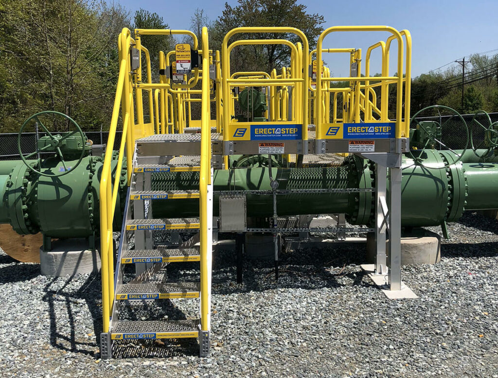 ErectaStep Propane Facility Crossover Stairs