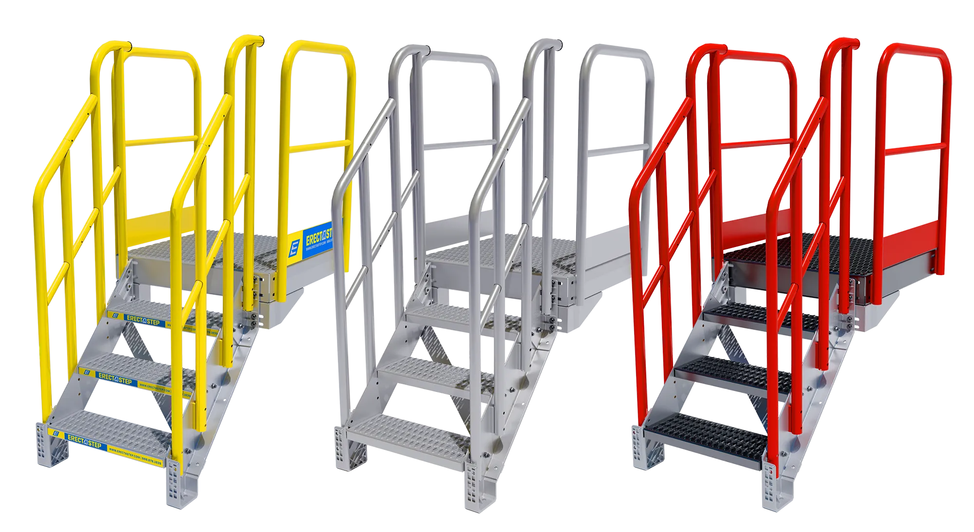 Powder coating stair colors