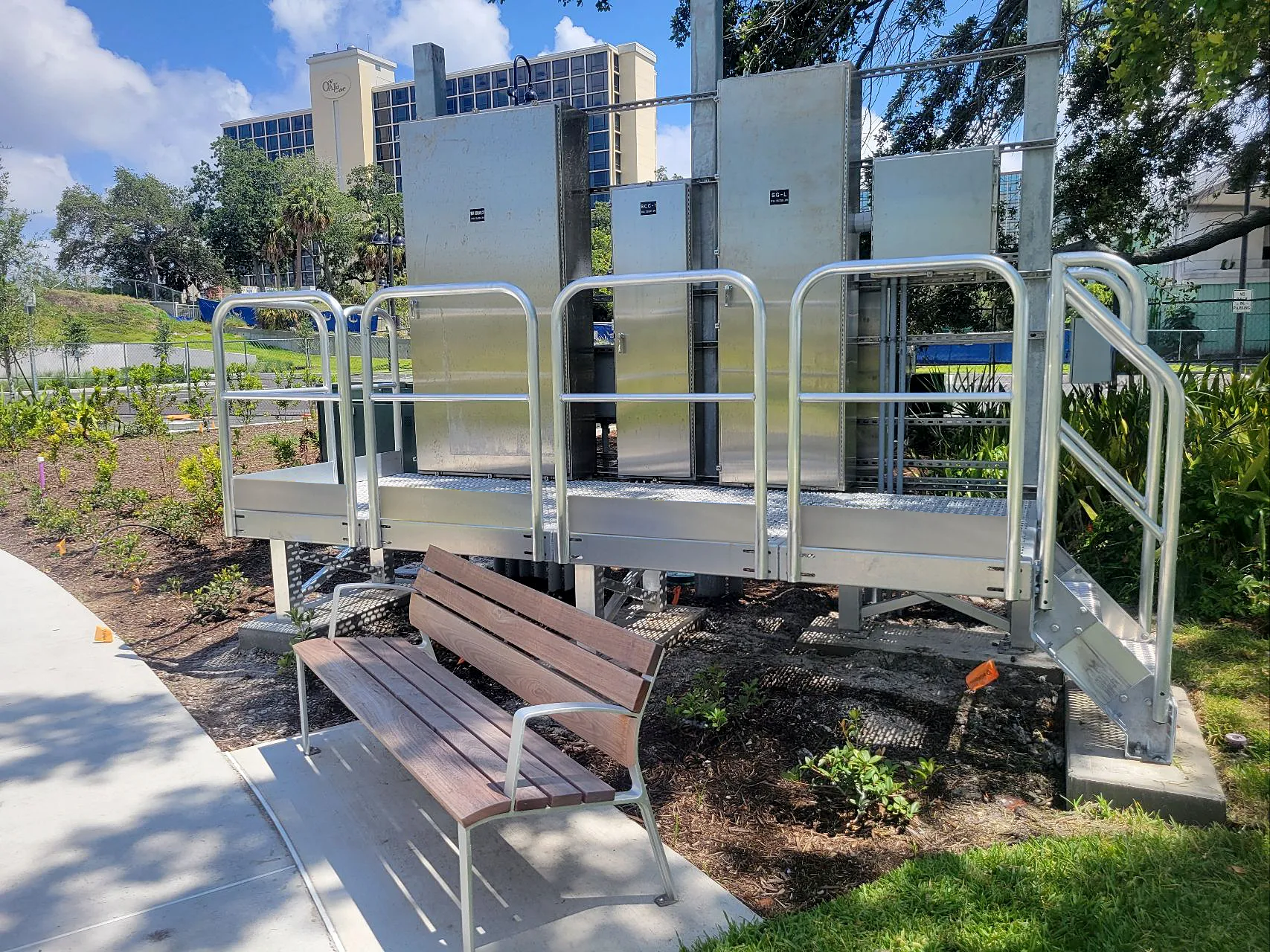 utility panel platform