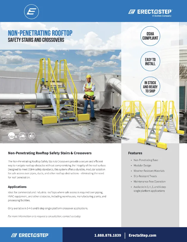 New Non-Penetrating Stair & Crossover System