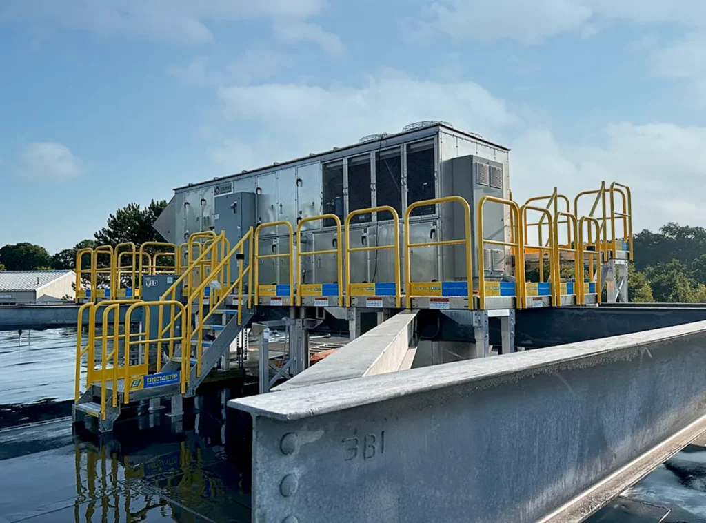 RTU Access Stair installation