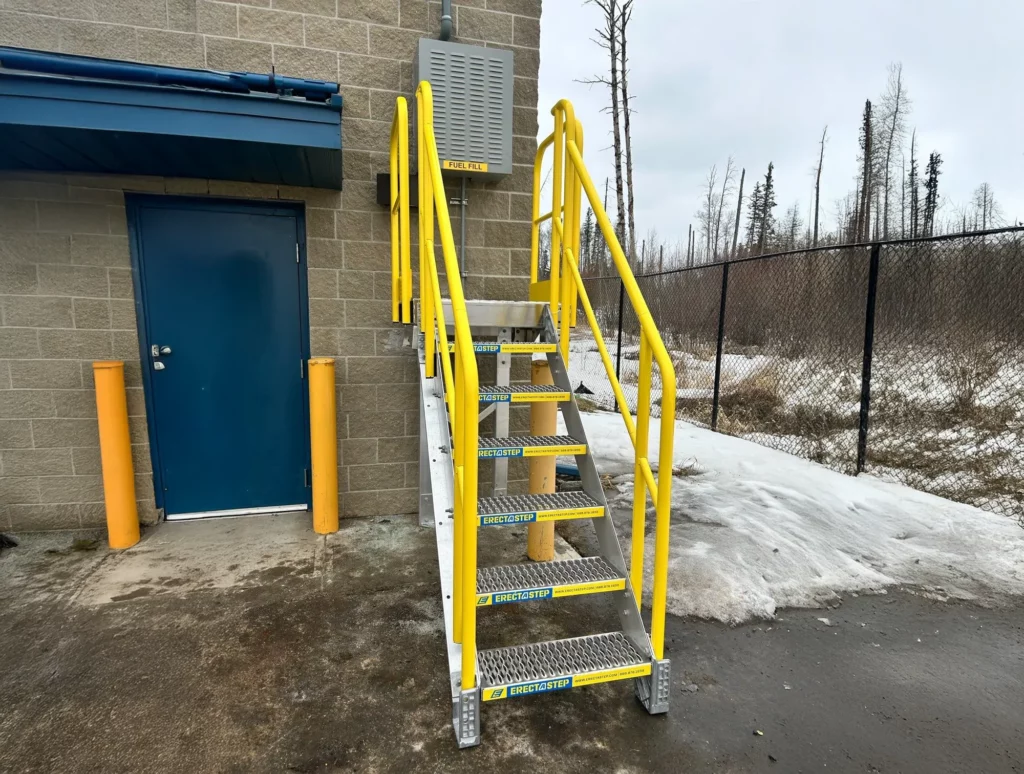 Lift Station Stair Installation