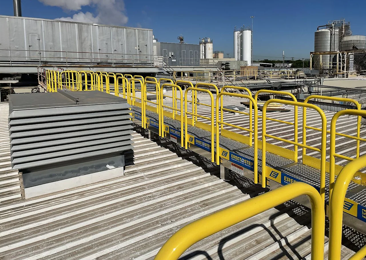 Non-Penetrating Rooftop Catwalk