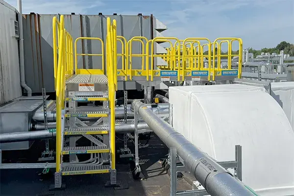 Pharmaceutical Plant Rooftop Crossover System