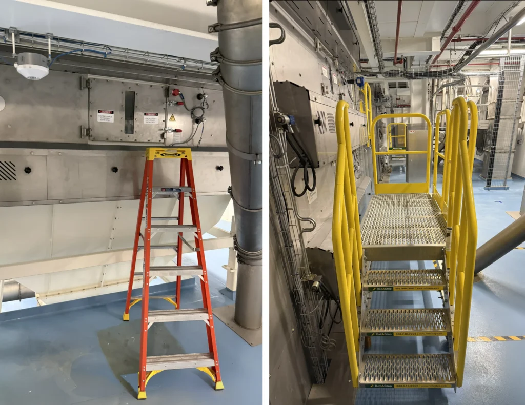 food dryer access platform