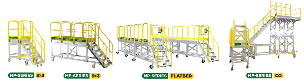RollaStep rolling work platforms