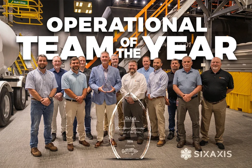 SixAxis Earns Top Honors for Operational Excellence