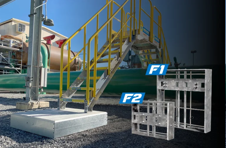 ErectaStep F2 Concrete Form Kit: Reduced-Footprint Foundations for Tower Supports